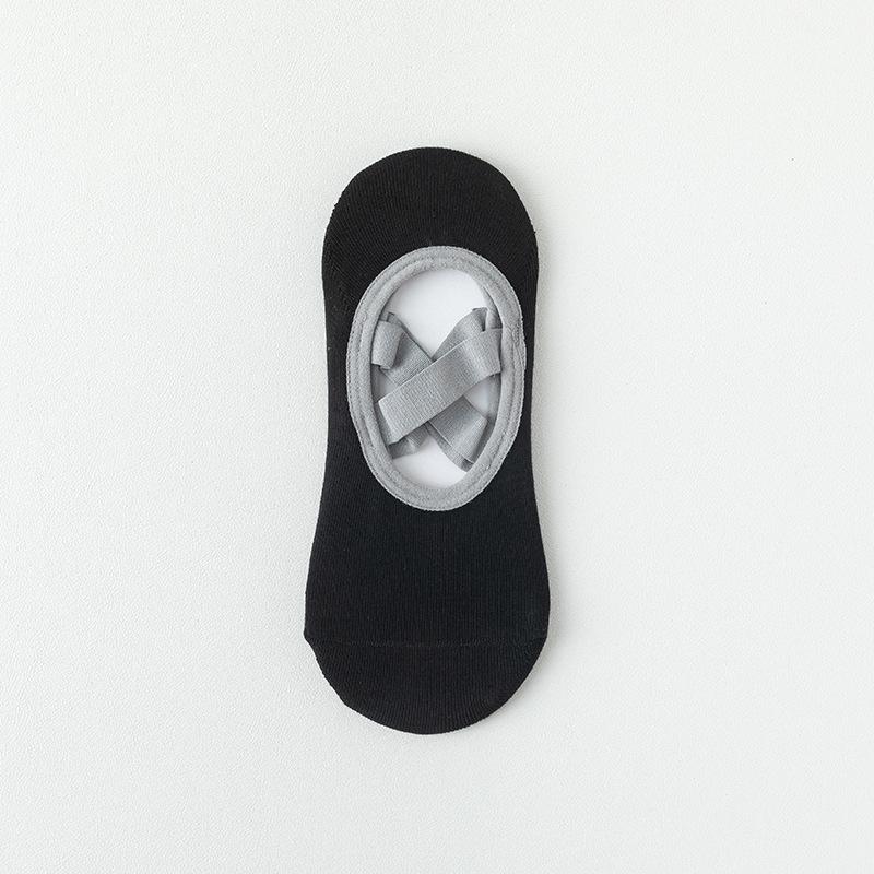 Yoga Socks, Women's Cotton Socks, Summer Boat Socks, Pilates Professional Sports Fitness Dance Floor Socks, Anti-slip and Non-dropping Heels