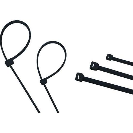 TRUSCO Cable x Maximum Binding Capacity Weather Pack of Ties, 4.8mm 300mm, 80mm, Resistant, 100, TRCVJ-300W