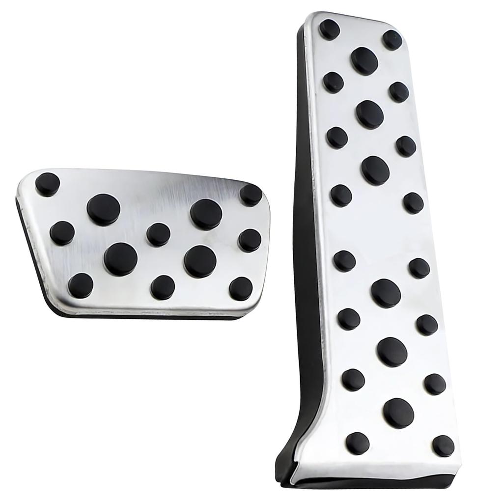 Aluminum pedal cover for RAV4 XA50 2019 to December accelerator pedal brake universal pedal no tools specially easy to set Toyota, pre-improvement