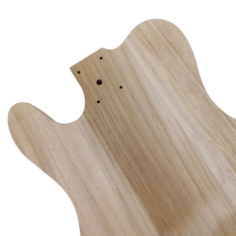 Unfertiger Gitarrenkörper Poliertes Holzart, DIY, T-Stil Gitarrenzubehör