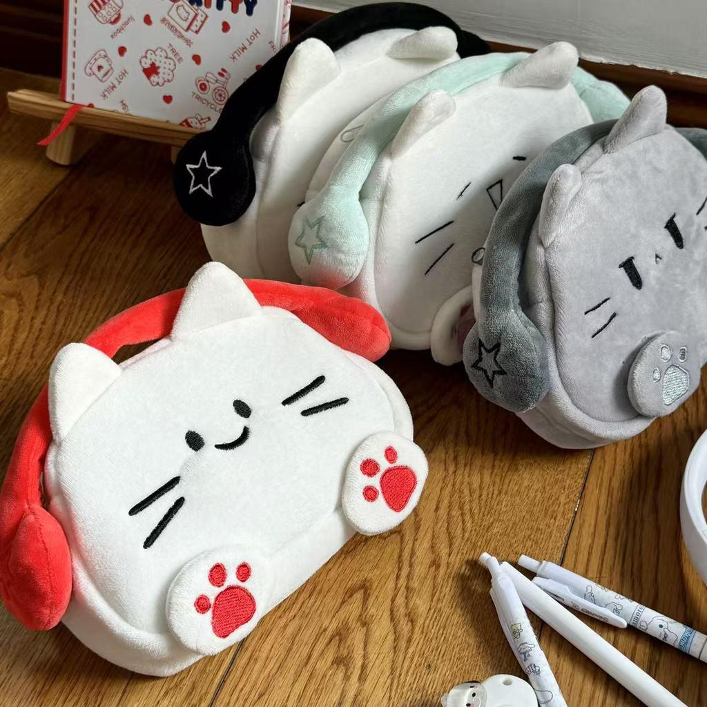 Large Capacity Hello Kitty Pencil Case: Cute Cartoon Cat Storage Bag & Student Stationery Handbag