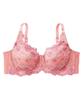 Nissen High-Back Full-Cup Bra (Tulip Pattern) with Japanese Lace (Triumph) Shell Pink F110