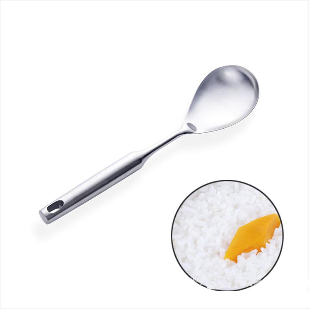 Stainless Steel Cooking Spatula Kitchen Utensils Pastry Turner Soup Spoon E