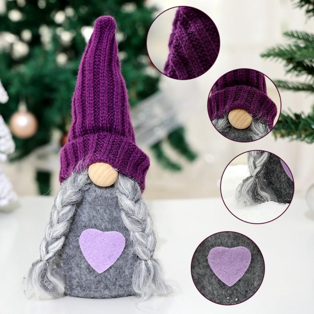 Charming Addition Christmas Gnomes Plush Ornaments