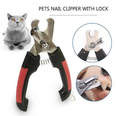 Tagliaunghie professionale per cani da compagnia con forbici per toelettatura con serratura per animali gatti
