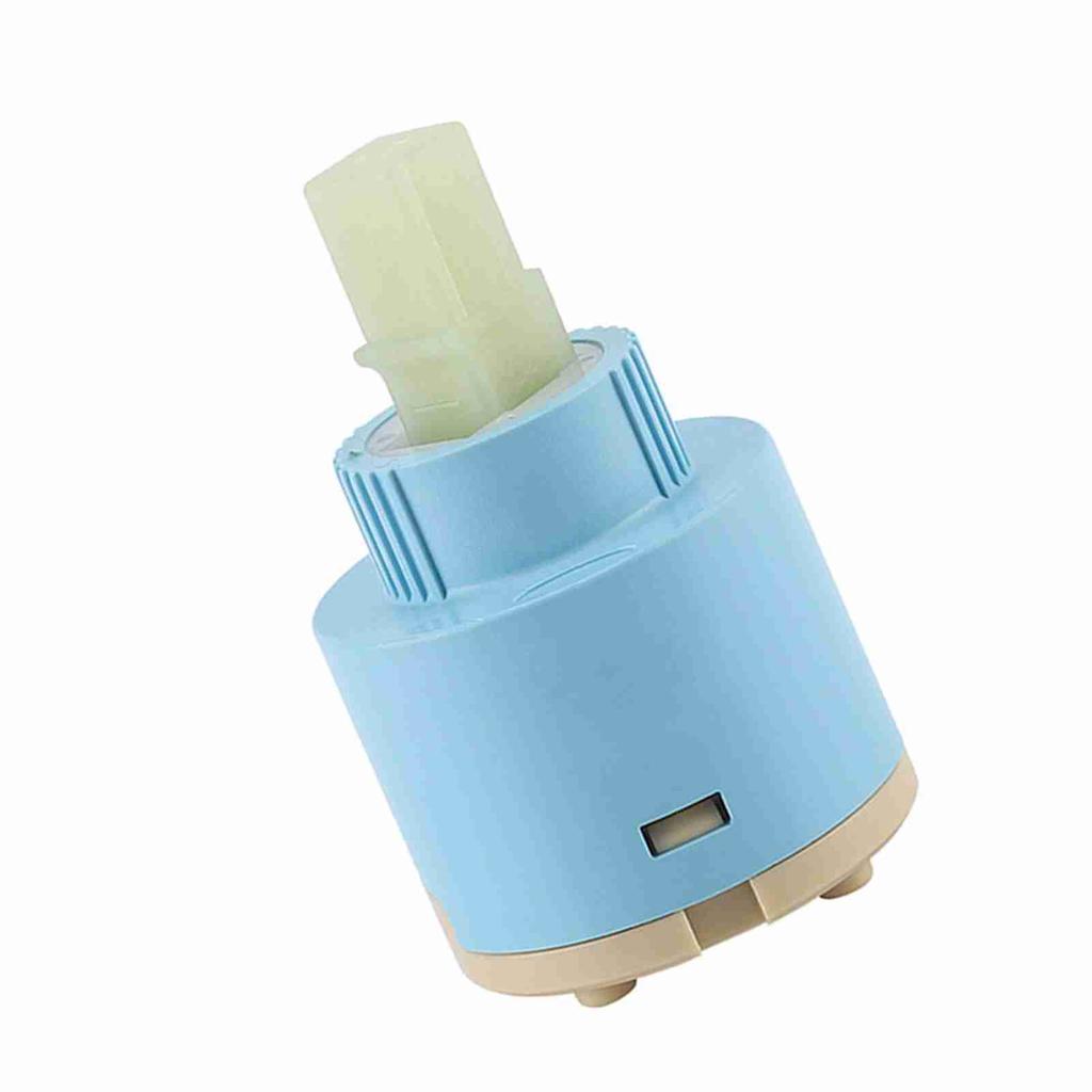 40mm Keramik-Kartusche Wasser Mischbatterie Inner Control Wasserhahn Ventil ABS Blau Praktisch
