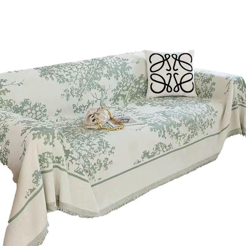 Branch Pattern Sofa Blanket Multipurpose Color Furniture Cover Durable Fabric Dust-proof Anti-scratch Home Living Room Décor