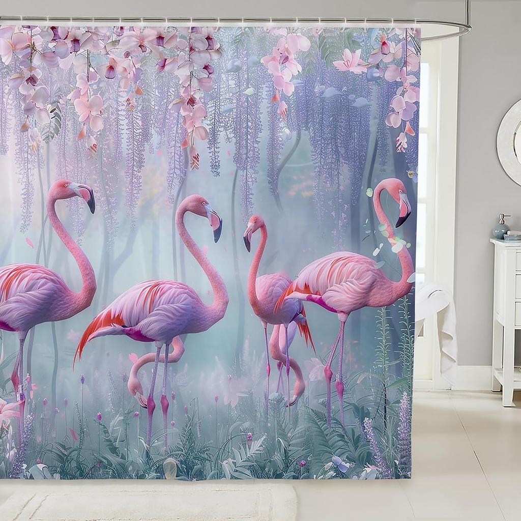 Puppy Shower Curtain Set Cartoon Corgi Shower Curtain for Teens Boys,Lovely Pup Dog Bath Curtain Doggy Cute Pet Toilet Lovely