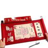 Retro Chinese Style Handwritten Engagement Scroll