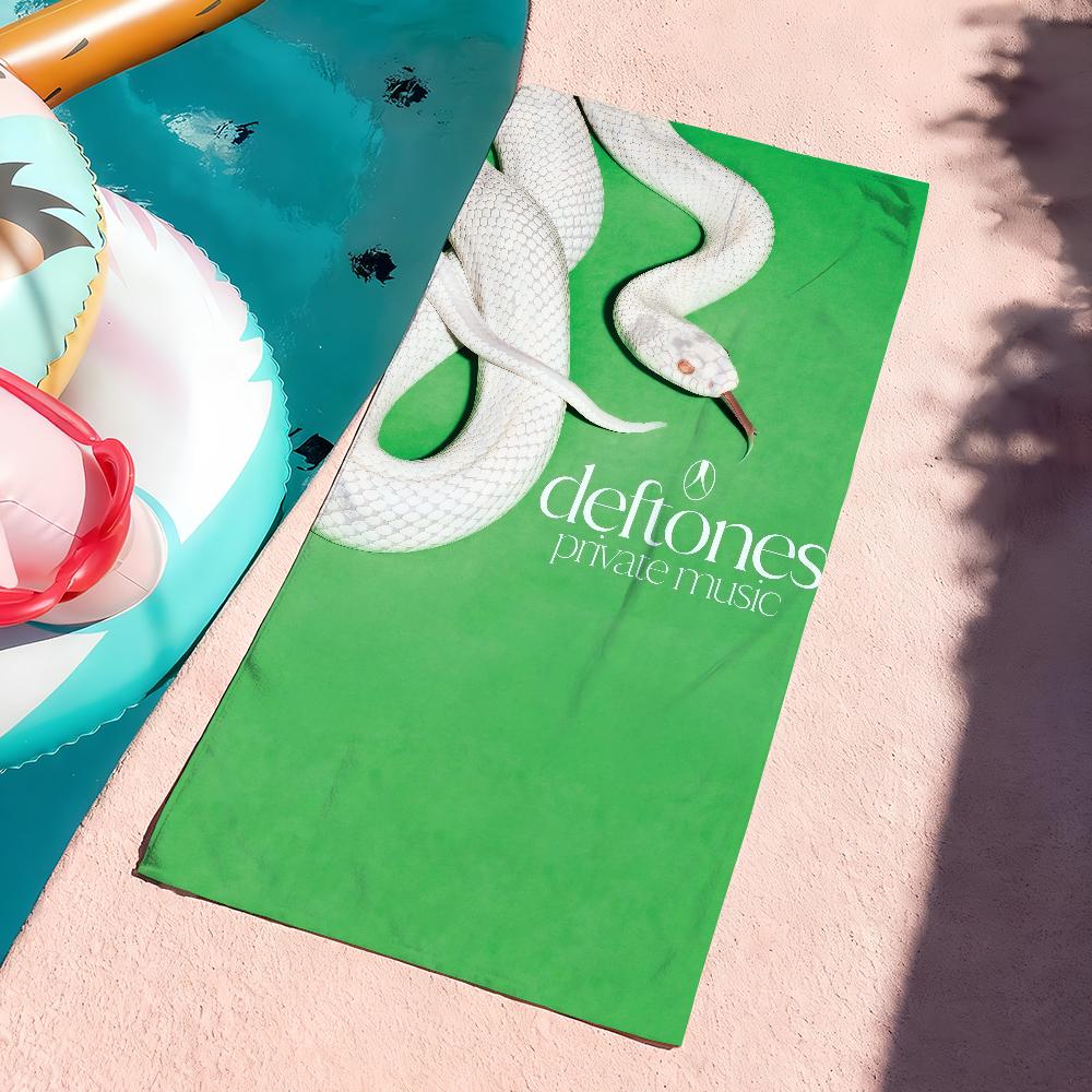 Rock band D-eftones Towel Drying Bath Towel Applicable To Light Swimming Camping Yoga Beach Out