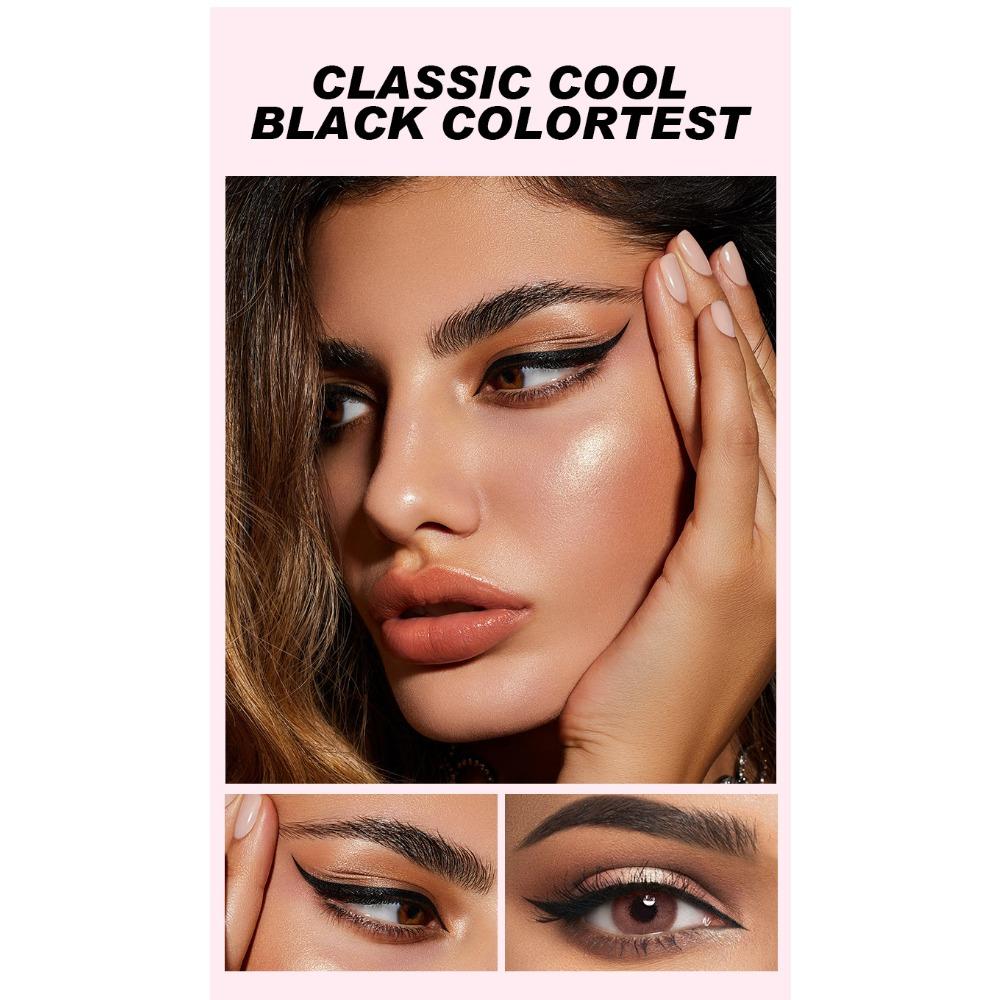 Fit Colors Double -headed Triangle Wing Seal, Waterproof and Anti -sweat -proof Not Faint Eyeliner Pen