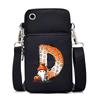 Halloween letter printing trend mobile phone bag vertical square black messenger bag change bag