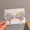 Fairy Hairpin Vintage Hanfu Headwear Traditional Cute Flower Hairpins Floral Colorful Tassel Hair Clips Cosplay