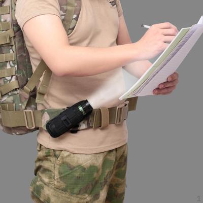 Flashlight Pouch Belt Carry Case Holder W/Degrees Rotating Clip