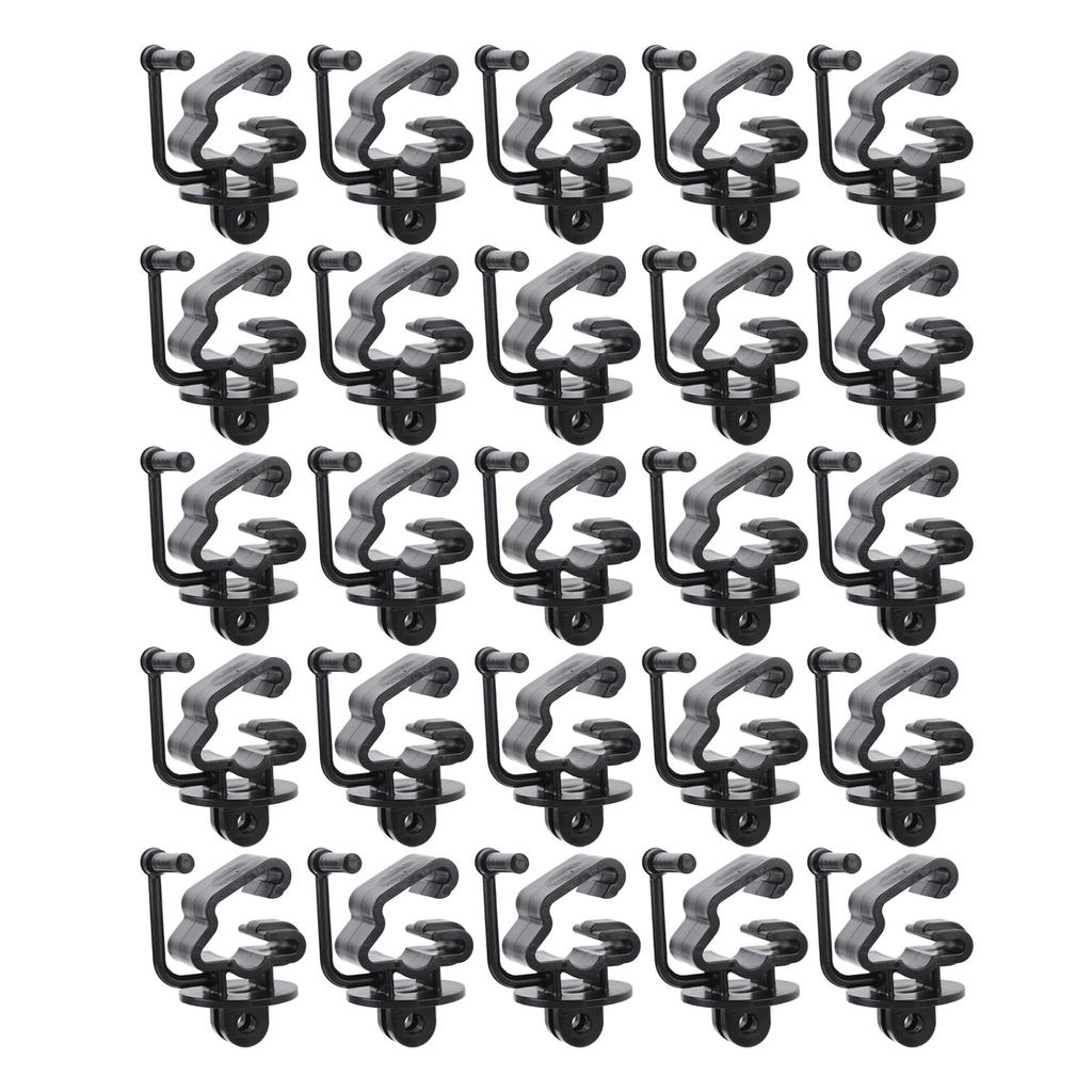 25PCS T Post Insulators Electric Fence Pinlock Insulator Wire Holding Clips for Farm and Garden