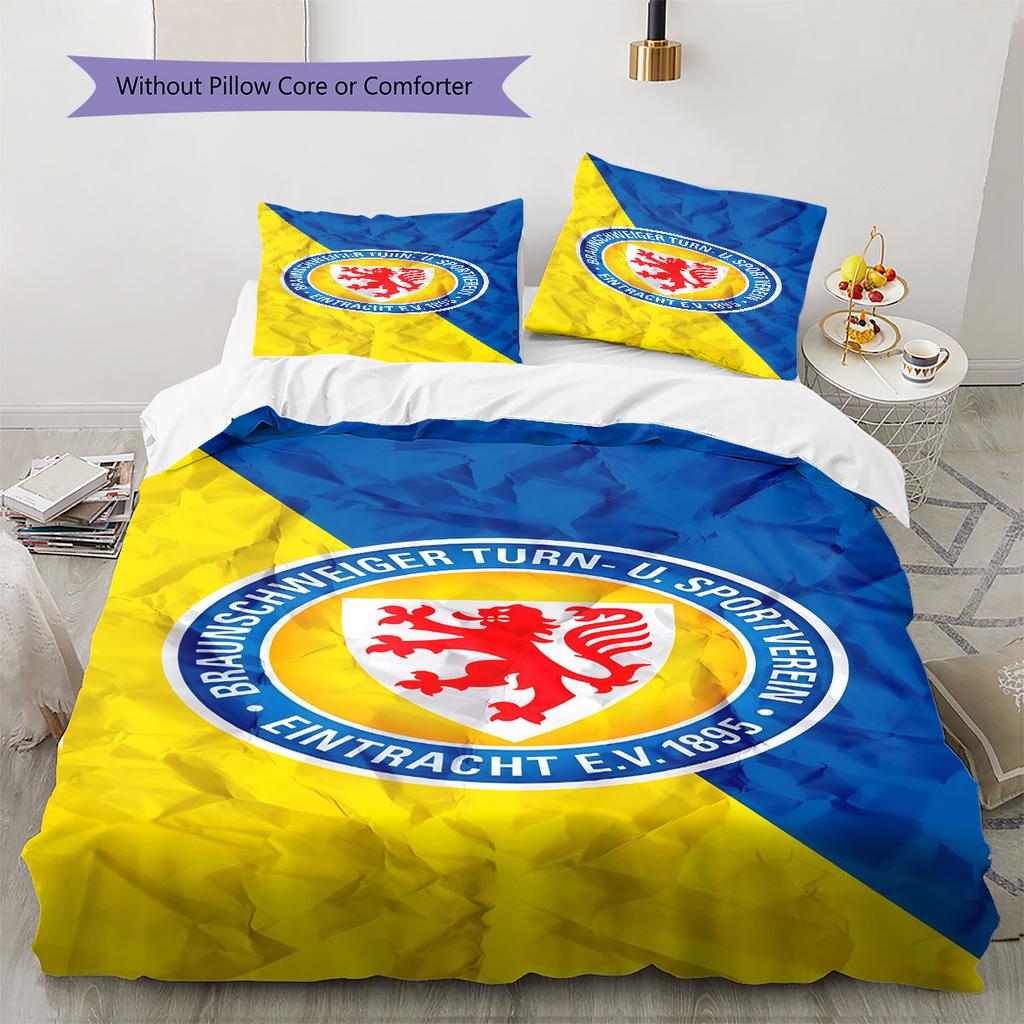 Eintracht Spirit Bedding Quilt Set Quilt Cover Pillowcase Home Decoration Birthday Gift (1 * duvet cover + 2 * pillowcase, without core)