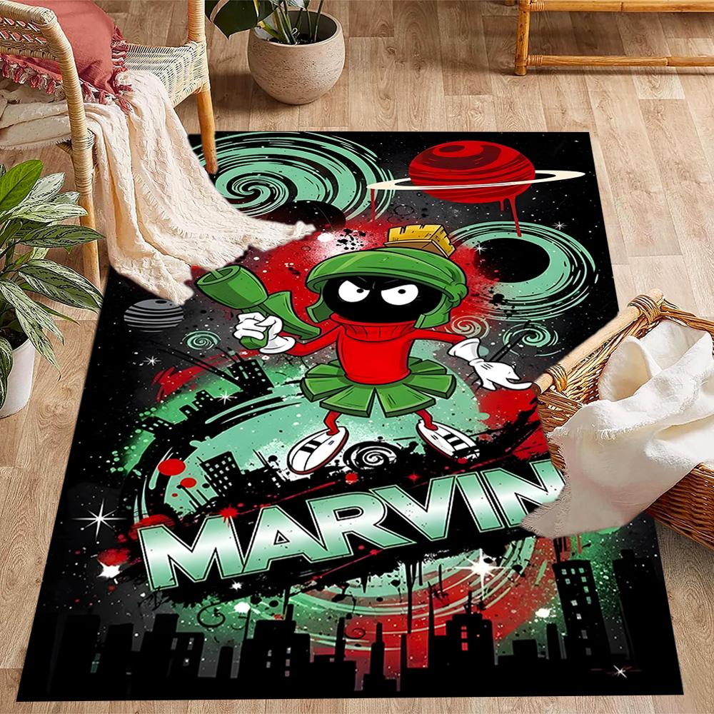 Space Adventure With Friends Themed Anti-Slip Rugs - Polyester Home Decor, Suitable for Bedrooms, Living Rooms, Doorways, Studios, and Decorations