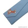 Curious George Character Glasses Case (One-Point Pattern) UNDW0921VG Blue
