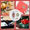 100-500Pcs High-Standard-Quality Round High-Quality Adhesive High-Quality Christmas High-Quality Stickers High-Quality Merry High-Quality Christmas