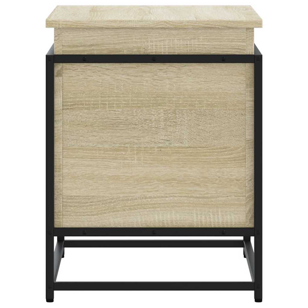 Storage Box with Lid Sonoma 60 X 40 X 51.5 Cm Engineered Wood