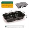 Thickened Disposable Plastic Takeout Meal Boxes with Lids
