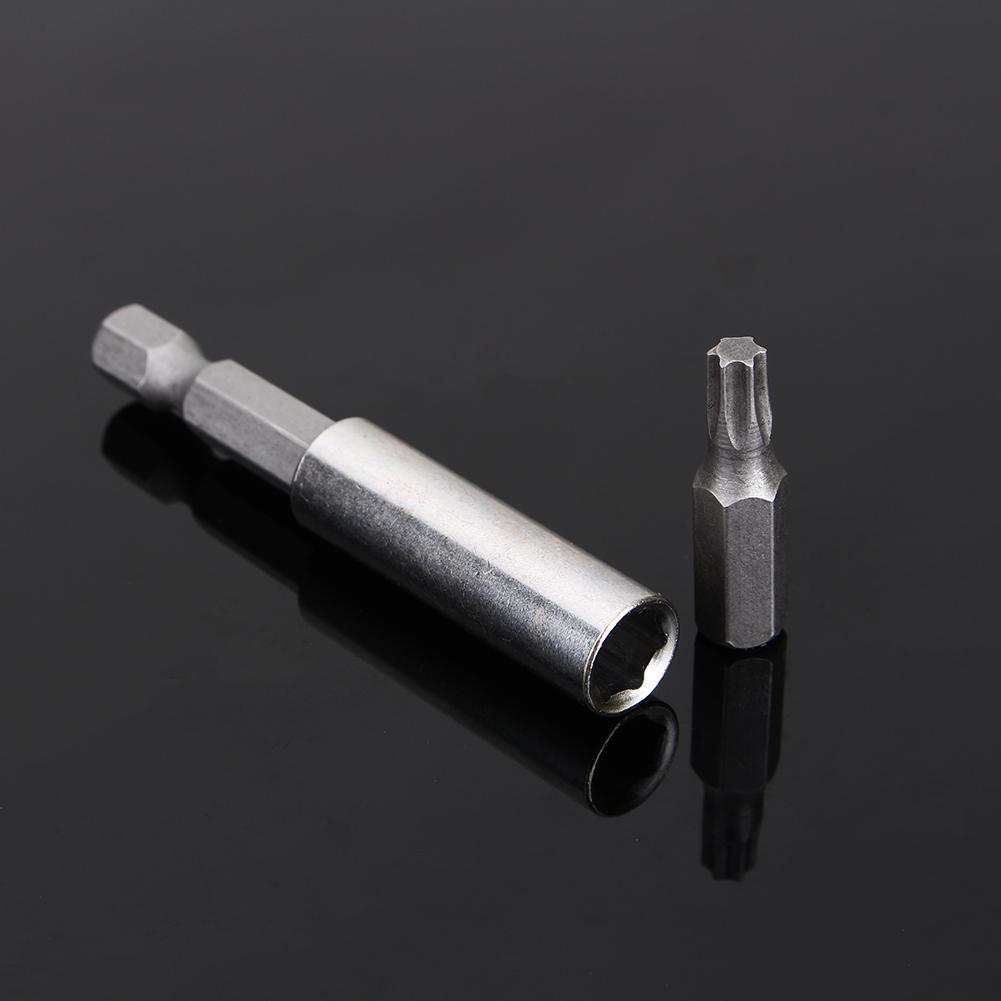 33pc Star Hex Key Torx Tamperproof 14" 6.35mm Screwdriver Kit Security Tamper Proof Bit Set