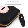 PU Leather Cartoon Pig Multi Card Slot Holder Zipper Coin Purse Soft Touch Clip Wallet for Women Kids Party Use