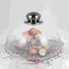 Clear Bell Jar Cover Dessert Cleanser Food Screen Cake Stand Dome Lid Transparent Kitchen