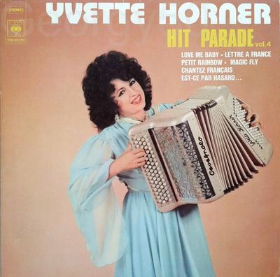 LP Record YVETTE HORNER  Hi Parade Vol.4 CBS88279 CBS 1977 France World Music Used