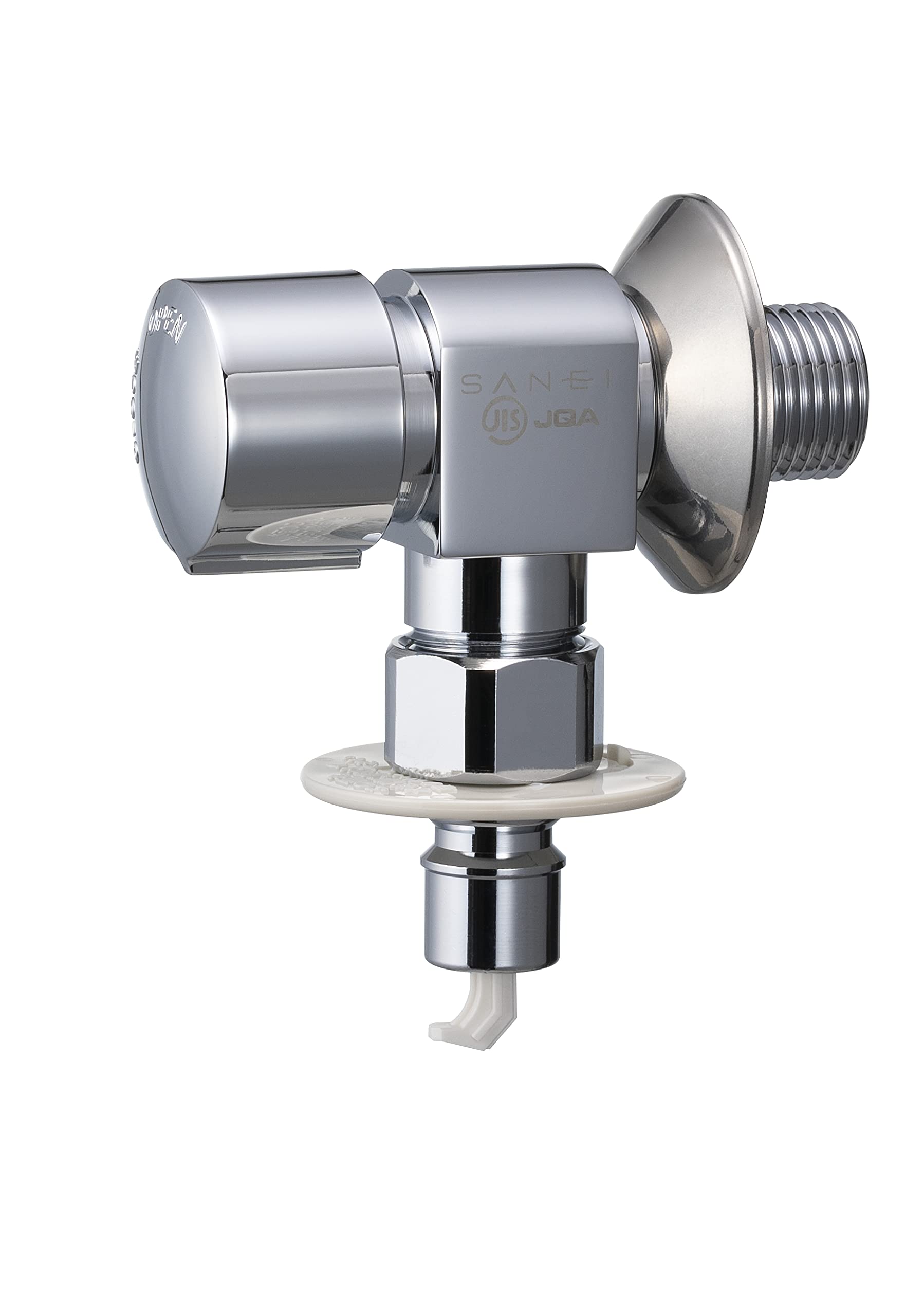 

SANEI Washing Machine Faucet, One-Touch Detachable, with Auto Stopper, 90-Degree Opening and Closing Handle, for Cold Climates, Y1433TK-13