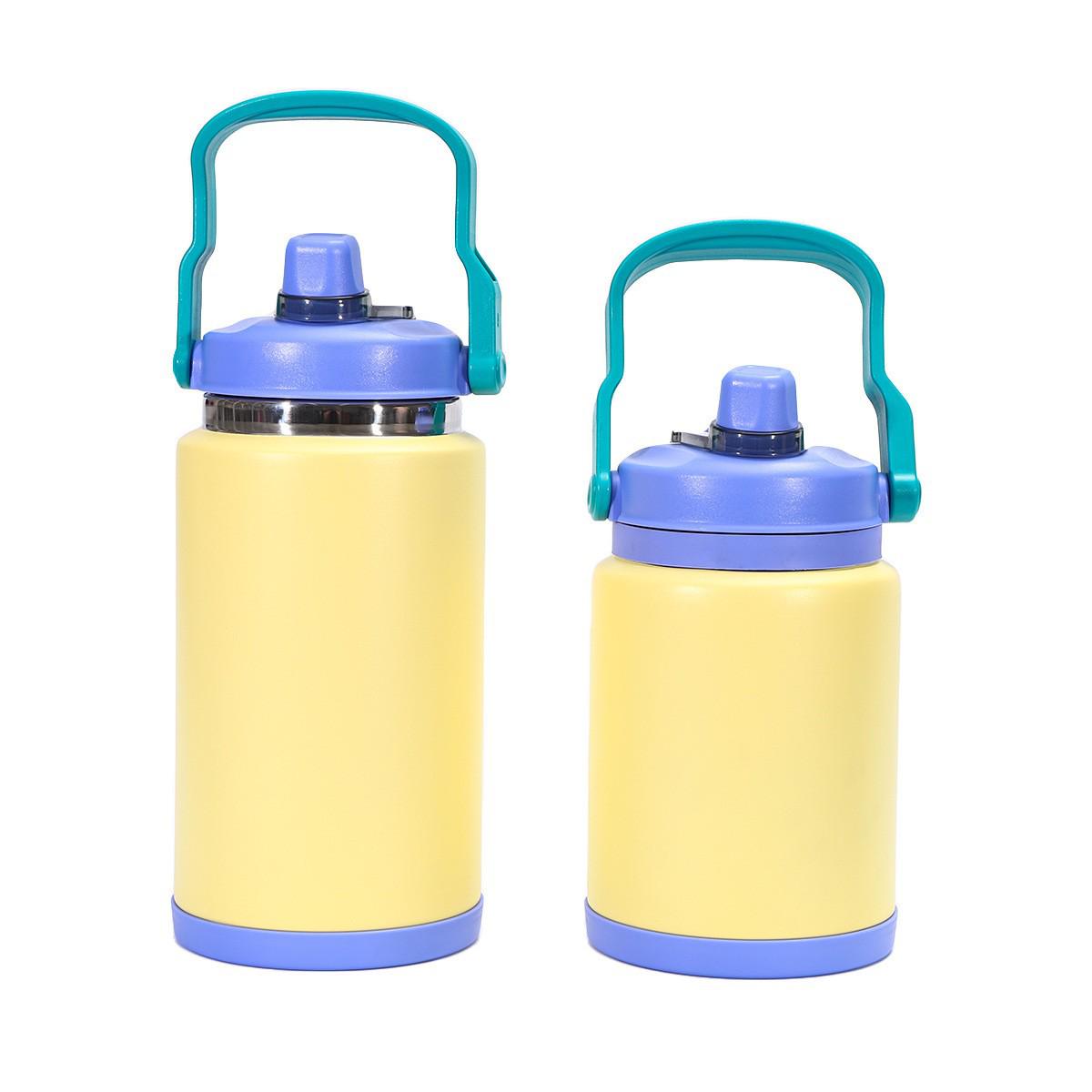 Large Capacity Stainless Steel Insulated Macaron Ice Bucket 2800ML