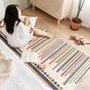 Modern Minimalist and Fresh Cotton and Linen Sofa Mat, Multifunctional Bedroom Bedside Carpet, Living Room Sofa, Coffee Table, and Floor Mat