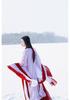 Wei Jin Hanfu: Women's Ancient Costume, Knight Style, Wide Sleeves, Elegant Red Fairy Design