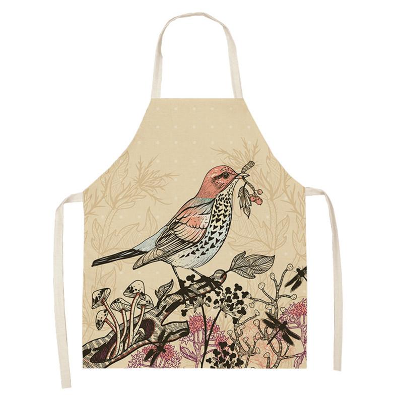 Barista Bird Print Home Kitchen Aprons Womens Kitchen Aprons Master Aprons Kitchen Baking Aprons