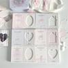 10Pcs/Pack Hollow Window Folding Back Card Kpop 3 Inch Photocard Holder Diy Small Card Decorative Packaging Material