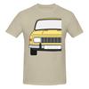 Lustiges Wartburg 353 Cremegelb Farbe Unisex Gedrucktes T-Shirt Unisex T-Shirt-Oberteil