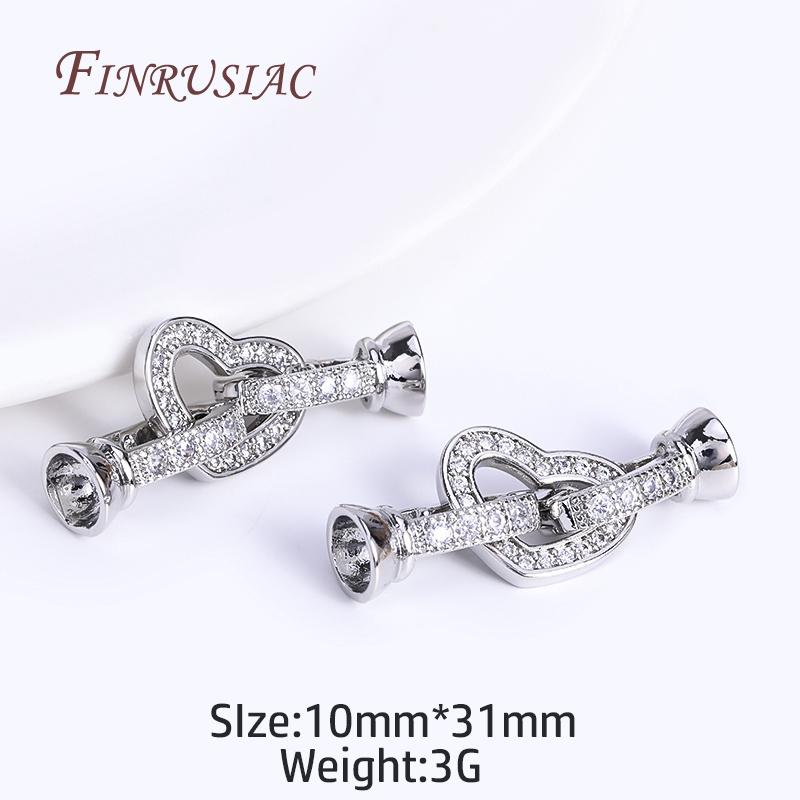 18K Gold Plated Connector Clasps For Bracelets Necklaces Making,Clasps For Jewelry DIY Accessories,End Clasp