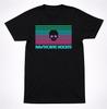 Hawthorne Heights Retro Totenkopf Streifen T-Shirt Emo Post Hardcore Band T-Shirt Schwarz