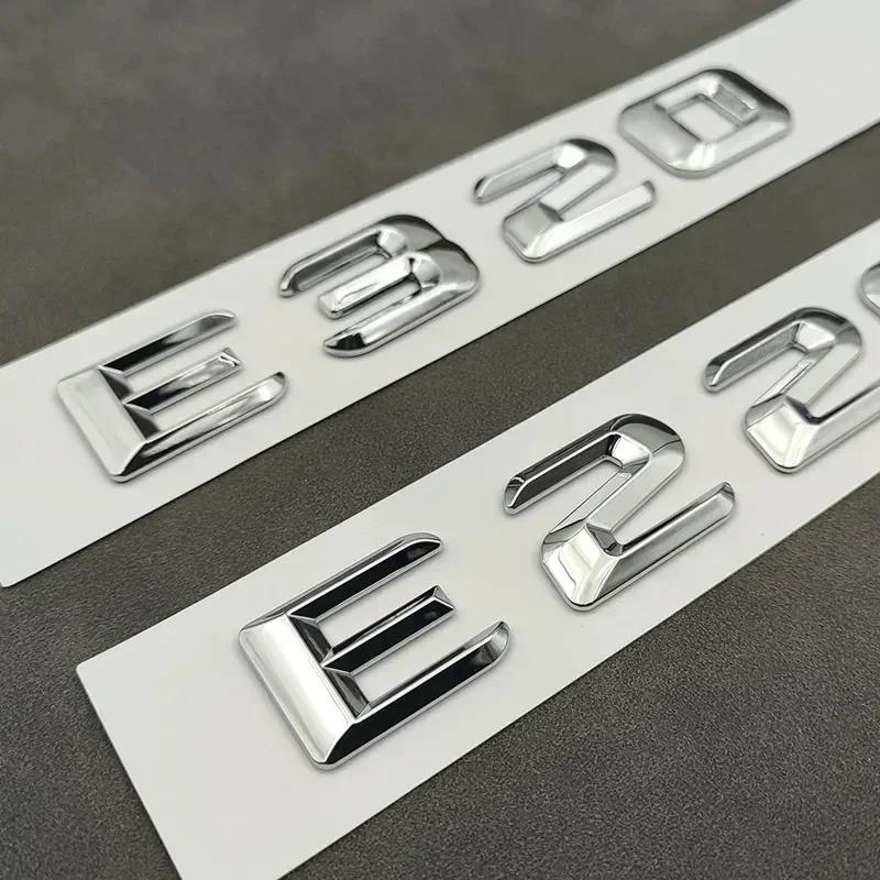 1 vnt. 3D ABS E200 E220 E300 E320 E350 W213 W212 W211 Automobilio raidės Emblema Logotipas Bagažinės Lipdukai Priedai