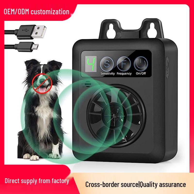 

Цифровой ультразвуковой стоппер лая и устройство для дрессировки собак – отпугиватель лая 0.16kg/set чёрный