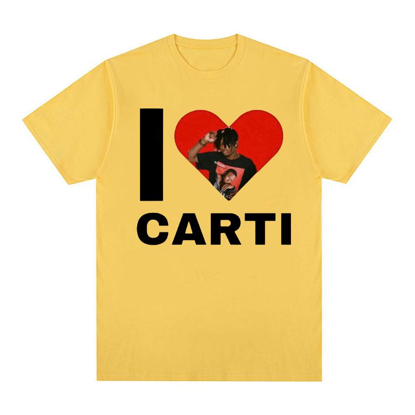 I Love Playboi Carti Rapper Graphic Tshirt Unisex Women Harajuku Y2k Short Sleeve Tshirt Male Hip Hop Oversized T Shirt Streetwear