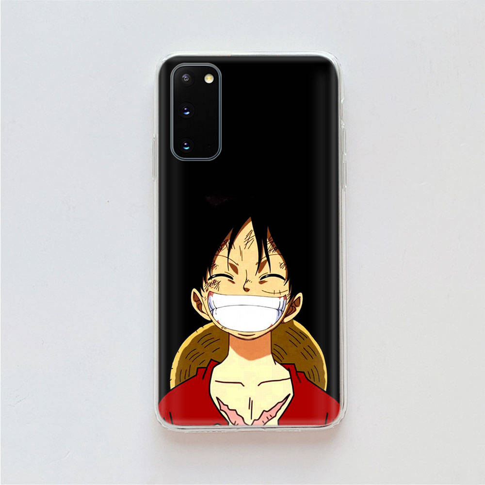 AD62 One Piece Luffy Clear Case for Samsung A04 A14 A23 A34 A54 M23 M33 M52 M53 Realme 10 9 C30S C35 C55 VIVO Y02 Y21 Y33S Y51 X80 V25 Cover