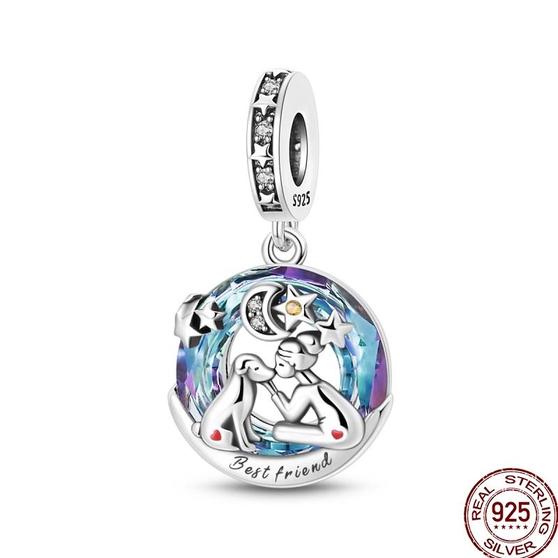 Originalcoppercute Pets Charms Animals Dog Unicorn Beads Pendant Fit 3Mm Bracelet Diy For Women Fine Jewelry Gift