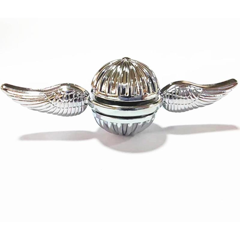 New Fidget Spinner Colorful Metal Alloy Mute Bearing Wing Aircraft Hand Spinner Fingertip Spinning Gyroscope Stress Relief Toys
