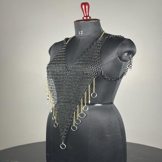 Lady Chainmail Armor Medieval Knight Chainmail Female Costume Medieval Armor Best Gift for Her