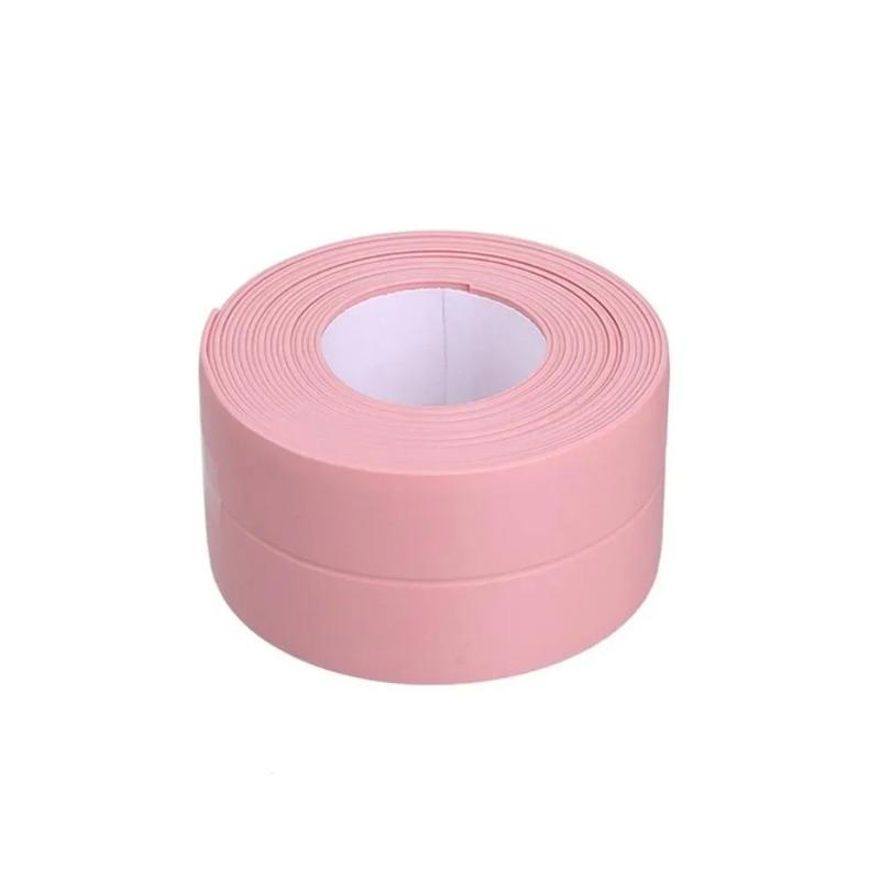 Waterproof Bathroom Kitchen Accessory - Self Adhesive Caulk Strip Sealant Tape for Shower Bath Side Wall Edges Anti-Mold Sink Ed