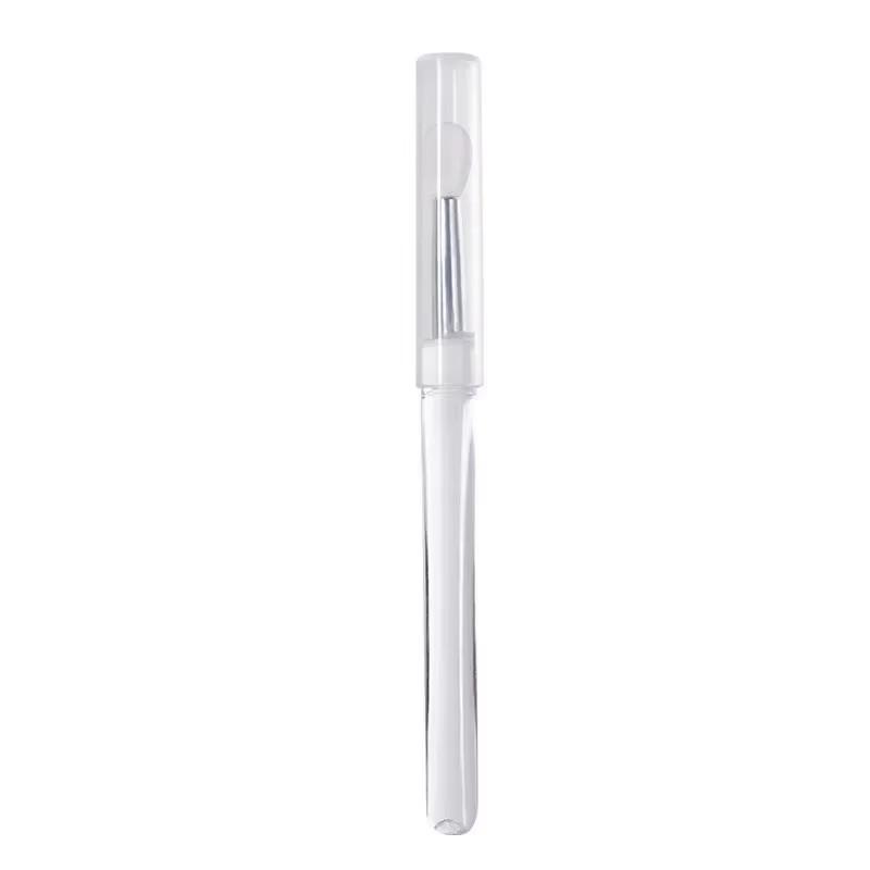 Nail Arts Silicone Applicator Sticks Reusable Chrome Glitter Applying Manicure Tool New Easy-Daub Pigment Silicone Nail Brush