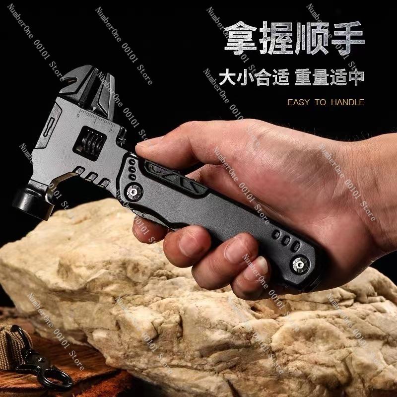 Multi-functional 16-in-1 Vehicle-mounted Tools, Hammer, Stainless Steel Tools, Knife Pliers