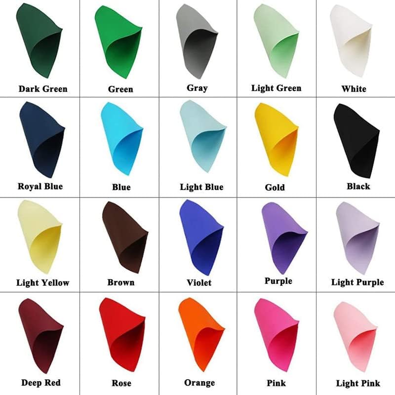 Eclet 40 Pcs Color A4 Medium Size Sheets (10 Colour X 4 Sheet) Art And Craft Paper Double Sided Colored Origami Folding
