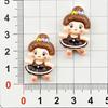 Dancing Girl Resin Accessories: Handmade Hair Clips, Phone Case Charms, Shoe Buckles, Fridge Magnets, Cup Stickers, Ornaments.